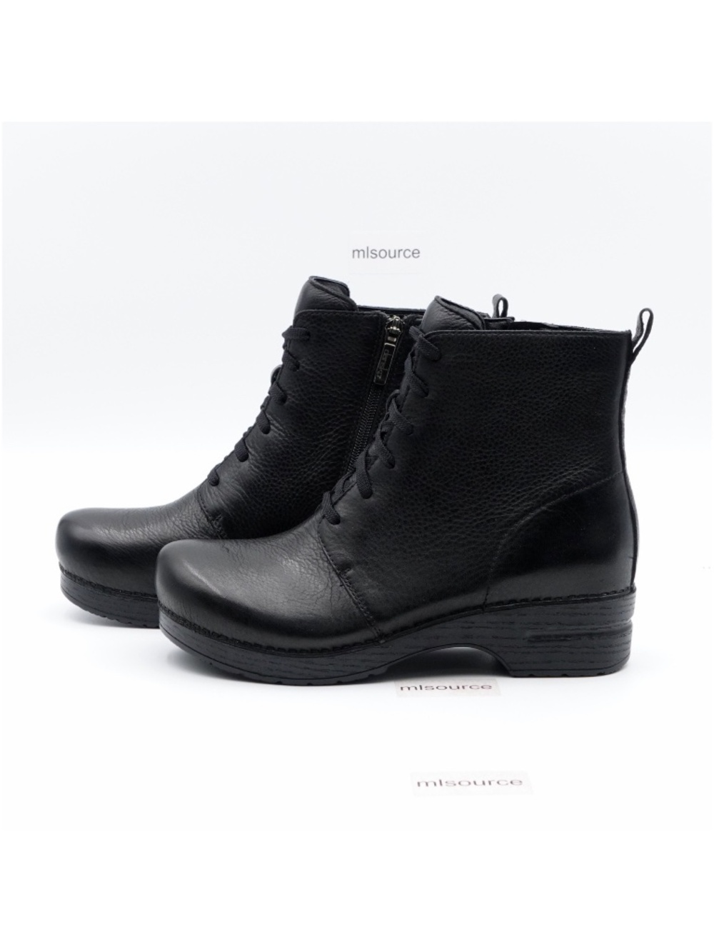 NEW Women's Dansko Sigourney Stapled Side Zip Leather Boots